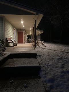 snow on the ground in the US